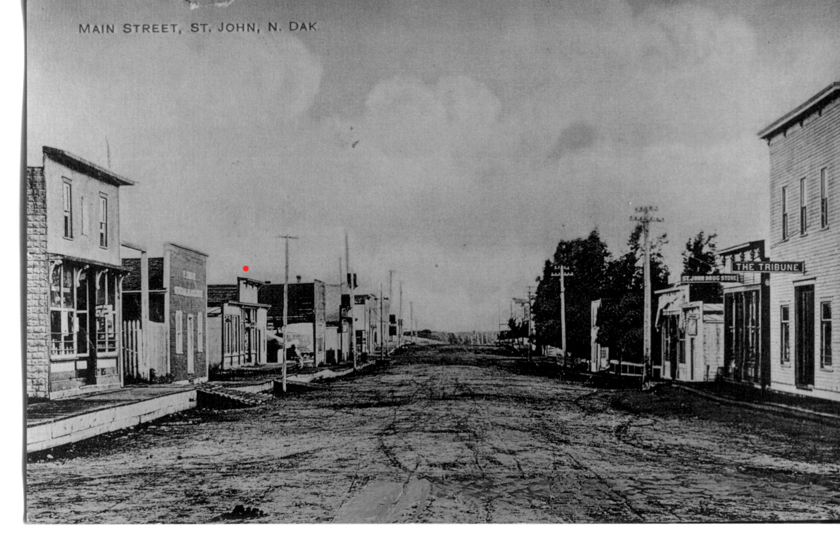 St John ND Main Street circa 1908